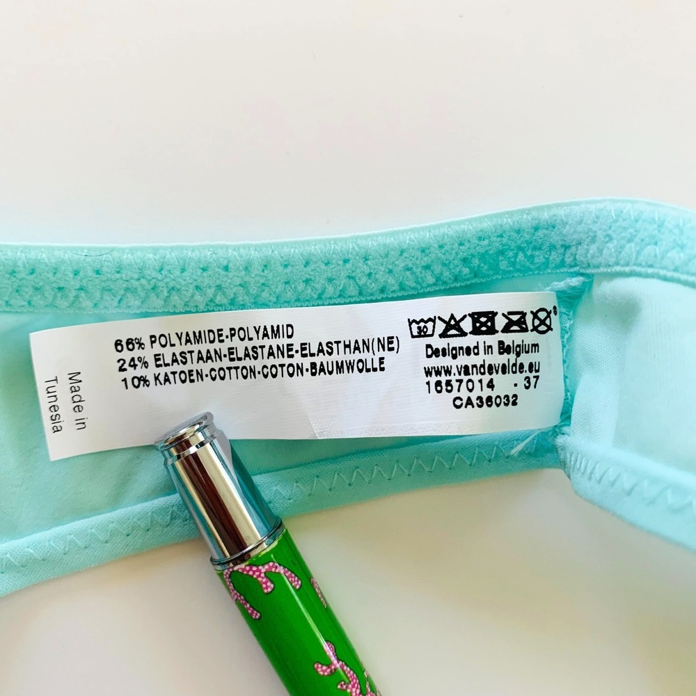 NWT Marie Jo L'Aventure Ernest Thong Panty US/UK Small FR/EU 38 Green Sporty - Picture 4 of 7